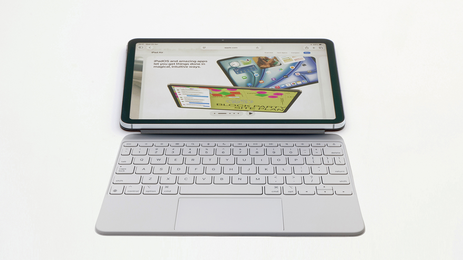 Apple iPad Air 11-inch (M4) Wi-Fi + Cellular (A3460) with Magic Keyboard (Model: A3339)