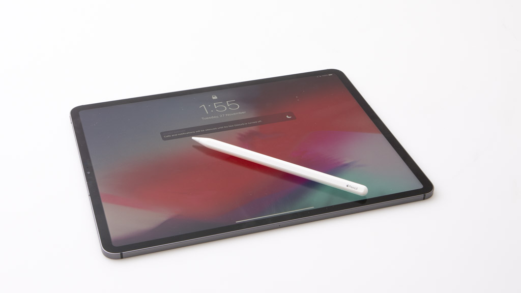 Apple iPad Pro (late 2018) with folio and pencil
