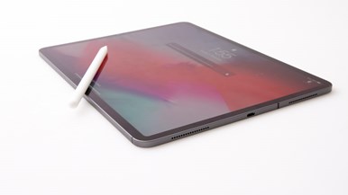 Apple iPad Pro (late 2018) with folio and pencil
