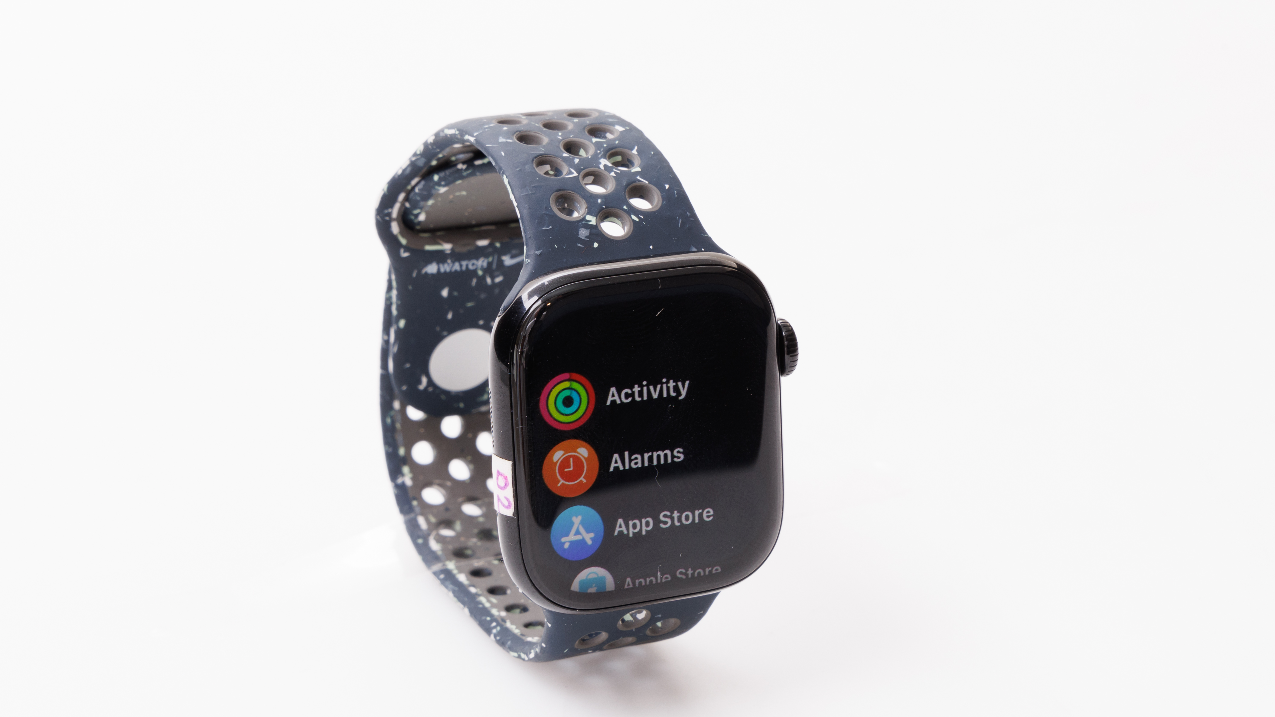 Apple Watch Series 10 42mm Jet Black Aluminium GPS, Midnight Sky Nike Sport Band M/L