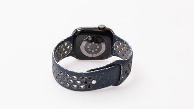 Apple Watch Series 10 42mm Jet Black Aluminium GPS, Midnight Sky Nike Sport Band M/L