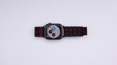 Apple Watch Series 11 GPS, 46mm Space Grey Aluminium Case with Midnight Black Nike Sport Loop