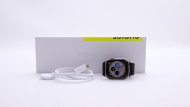 Apple Watch Series 11 GPS, 46mm Space Grey Aluminium Case with Midnight Black Nike Sport Loop