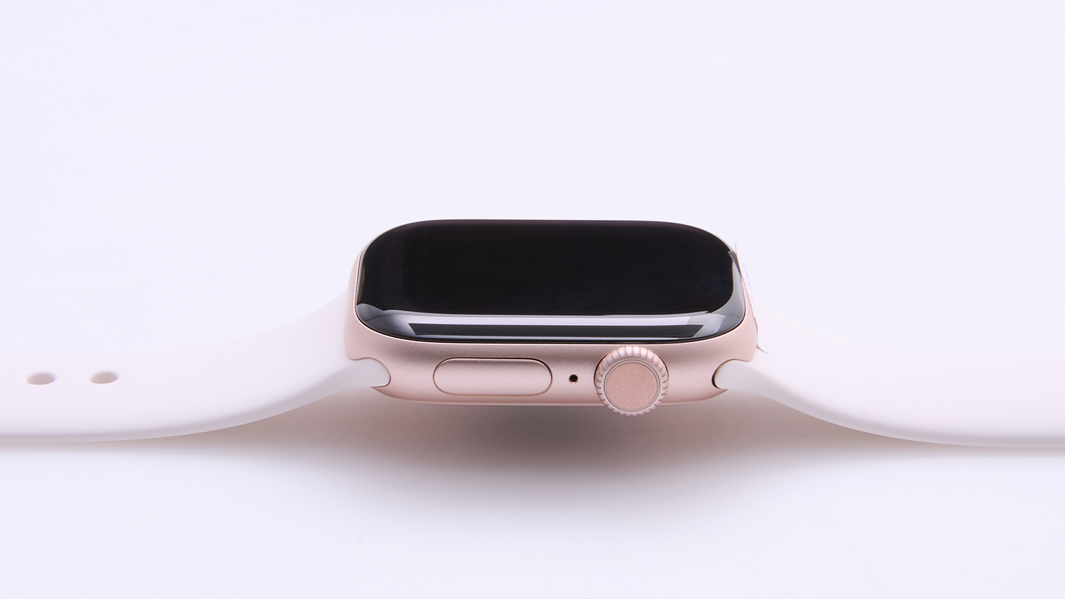 Apple Watch Series 11 GPS + Cellular, 42mm Rose Gold Aluminium Case with Light Blush Sport Band - S/M