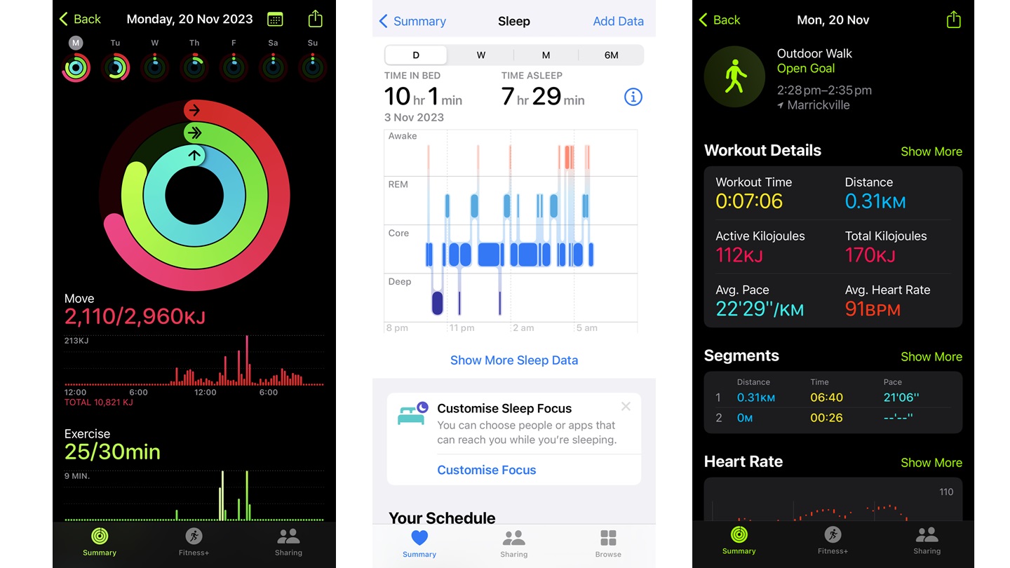 Apple Watch Series 9, 45mm, Aluminium, Nike Sport band