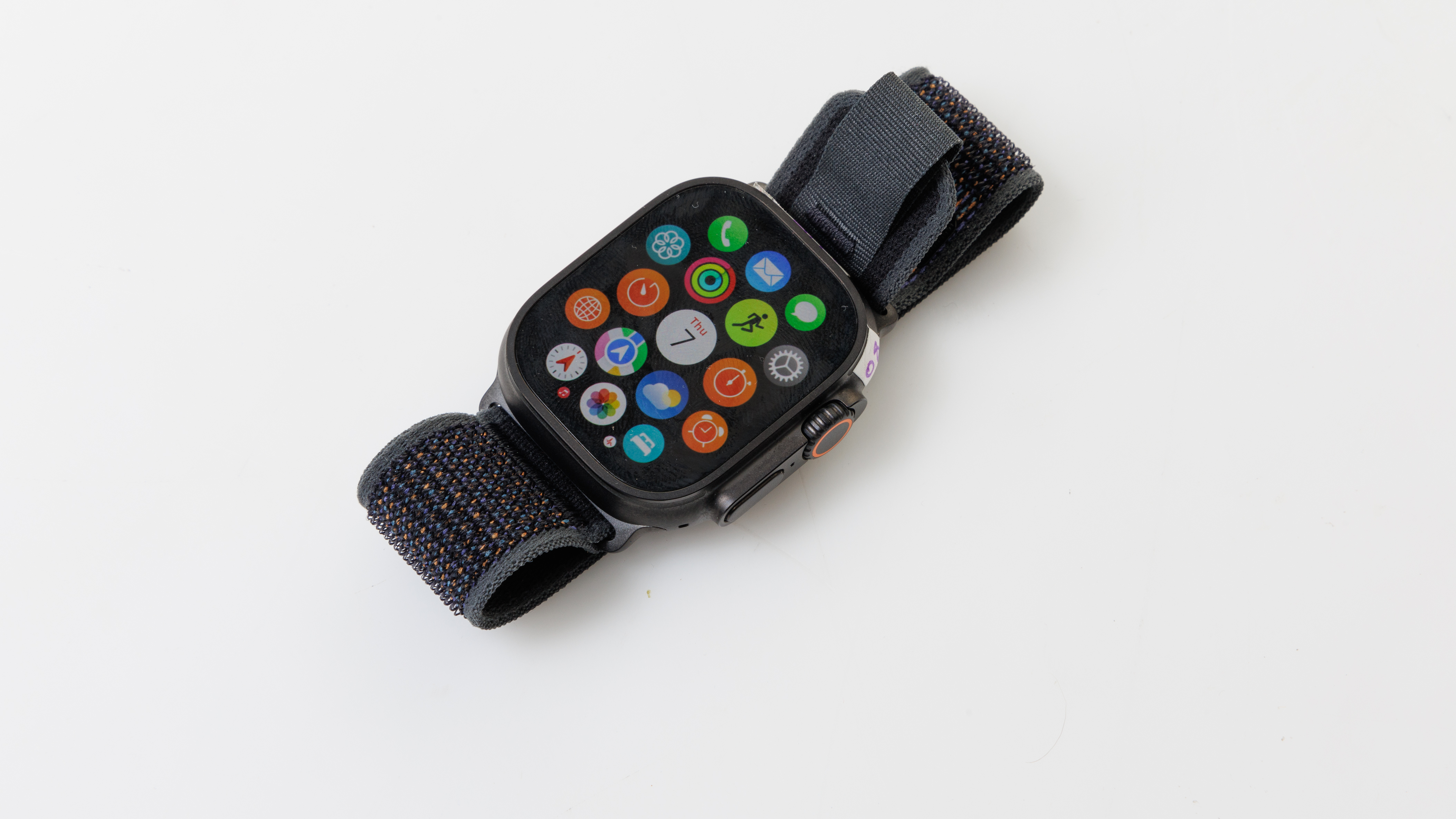 Apple Watch Ultra 2 GPS + Cellular, 49mm Black Titanium Case with Black Trail Loop - S/M
