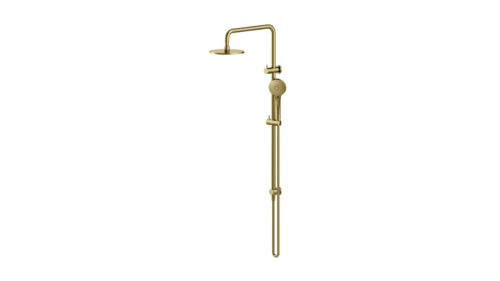 Arcisan Axus Shower Column with Hand Shower Set and Top Diverter Brushed Brass AX02315.BB carousel image