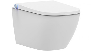 Arcisan Neion Square Wall Hung Intelligent Toilet with Remote and In-Wall Cistern with Frame