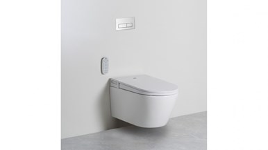 Argent Evo Wall Hung Smart Toilet System with Inwall Cistern & Flush Plate