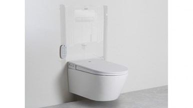 Argent Evo Wall Hung ViSmart Toilet System with Villeroy & Boch Inwall Cistern & Flush Plate