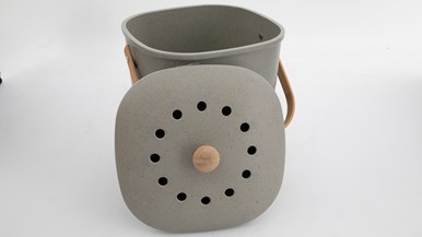 Avanti Bamboo Square Eco Compost Bin 8L