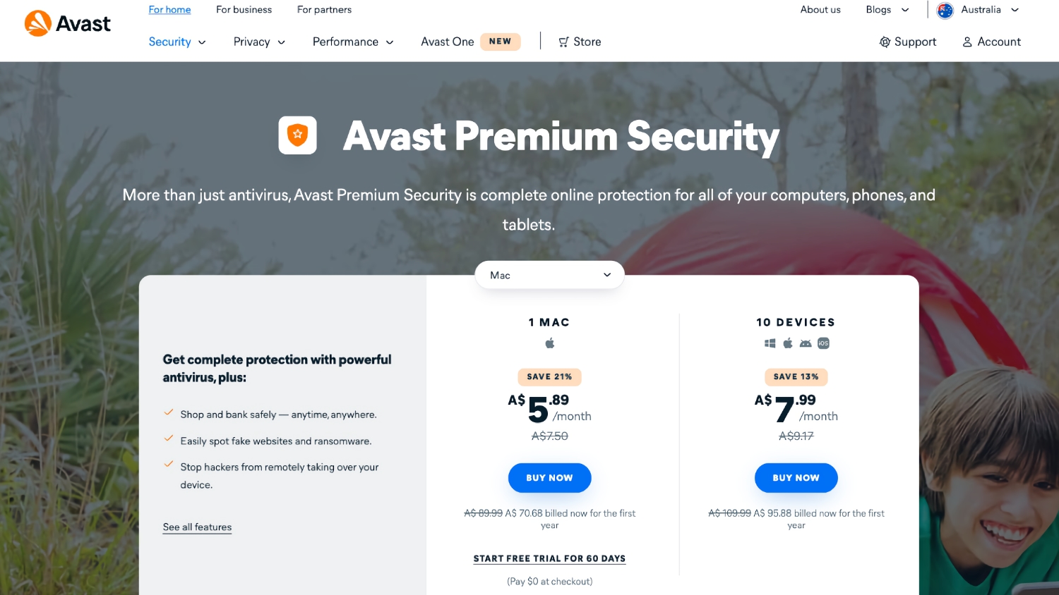 review avast security for mac