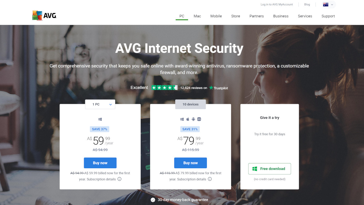 AVG Internet Security carousel image
