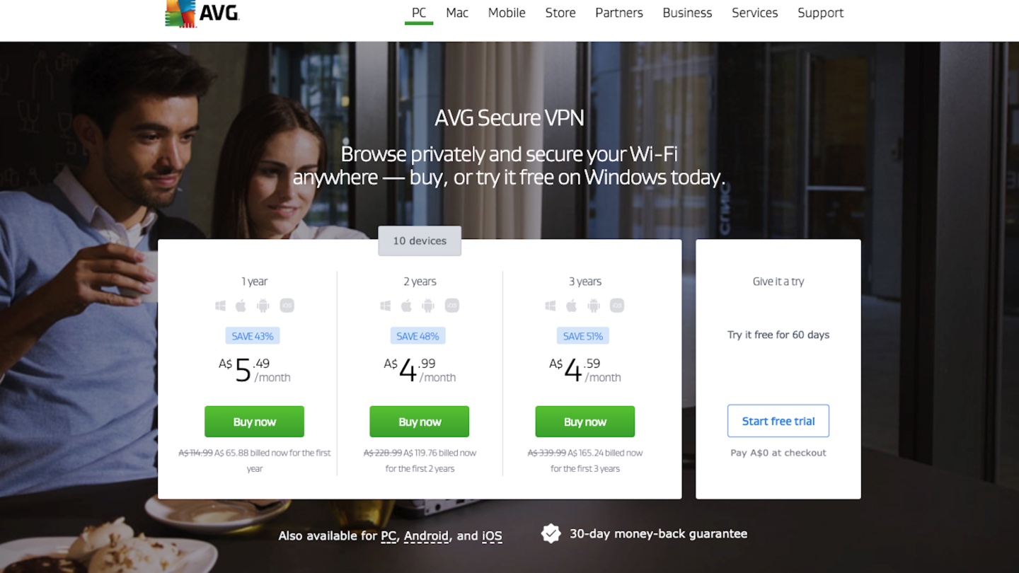 AVG Secure VPN carousel image