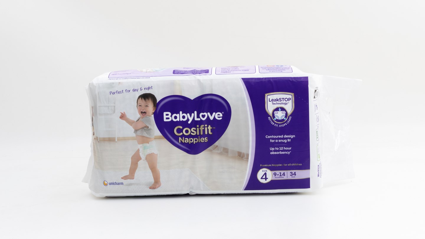 Babylove Cosifit Nappies Size 4 Review Disposable nappy CHOICE