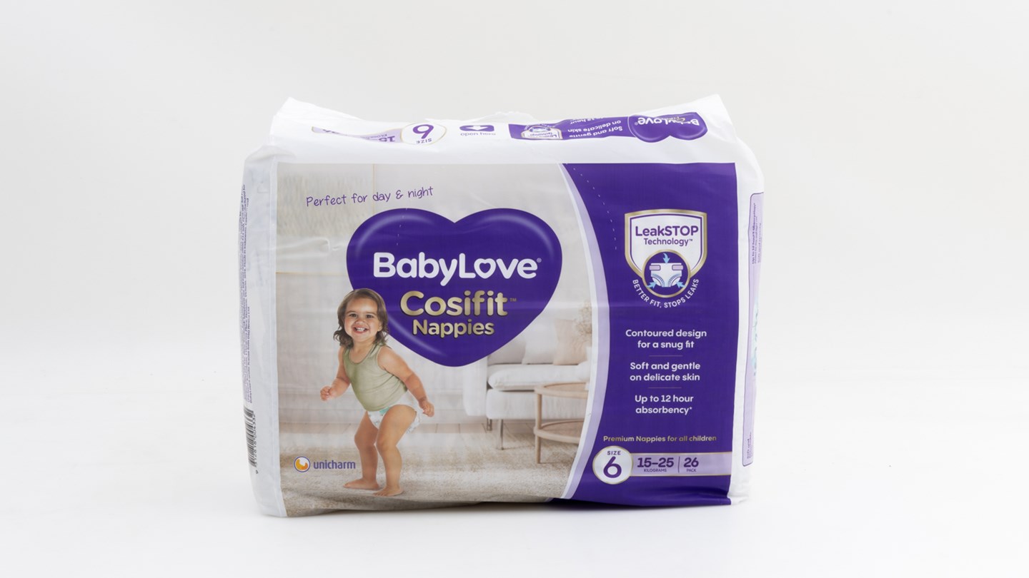 Babylove Cosifit Nappies Size 6 Review Disposable nappy CHOICE