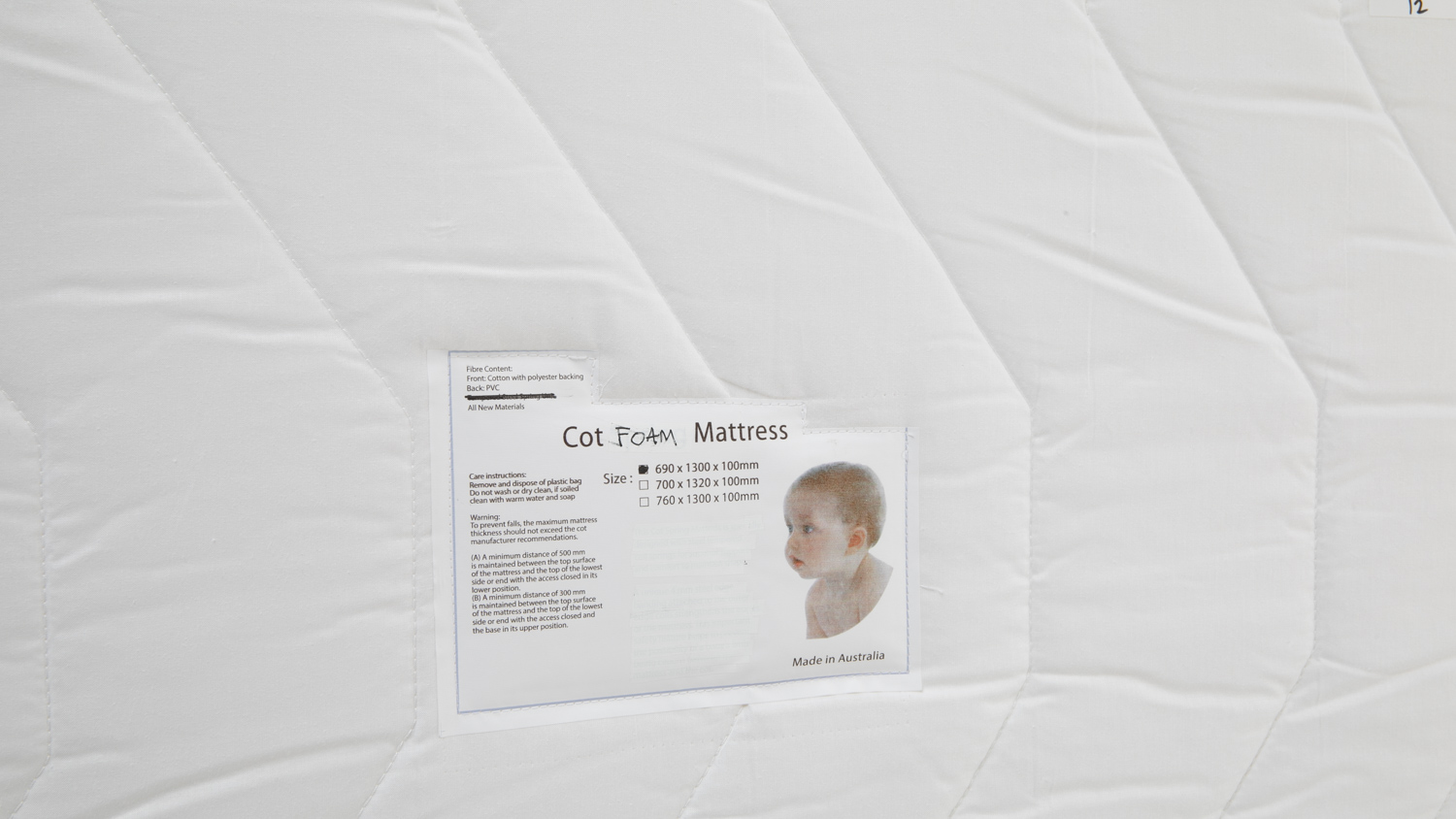 Babyworth Cot Foam Mattress