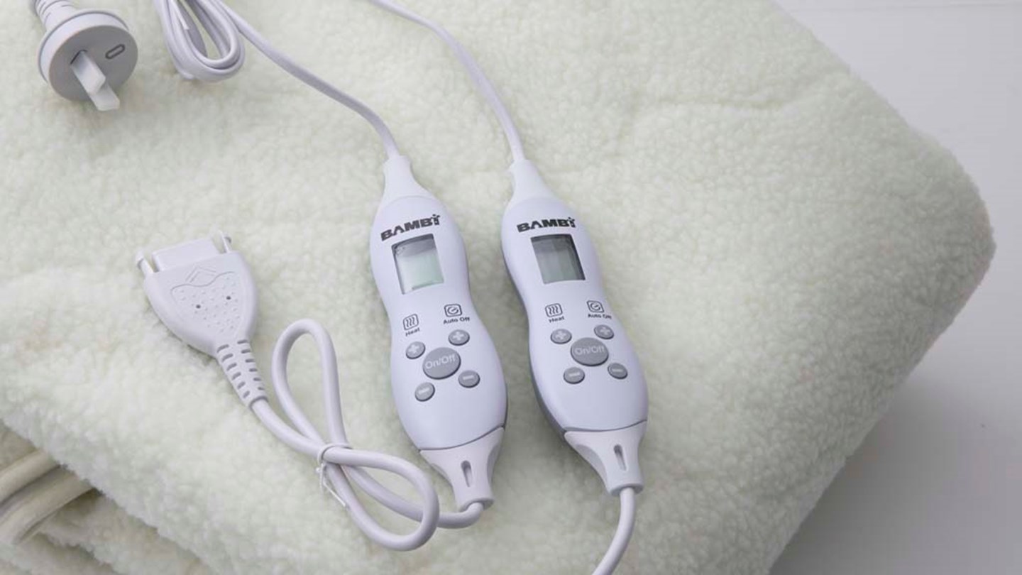 Bambi Moodmaker Electric Blanket Fleecy Cover Review Electric blanket CHOICE