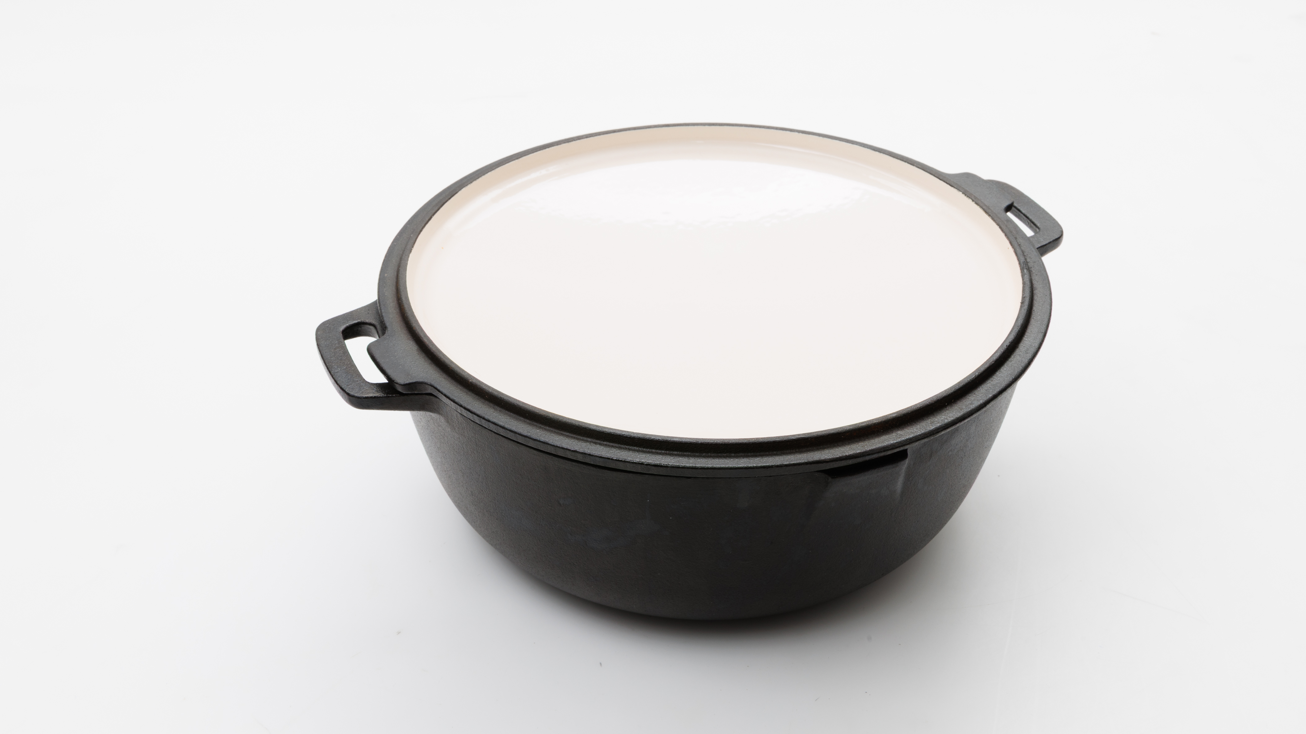 Barebones Enamel Lined Cast Iron Crock Pot