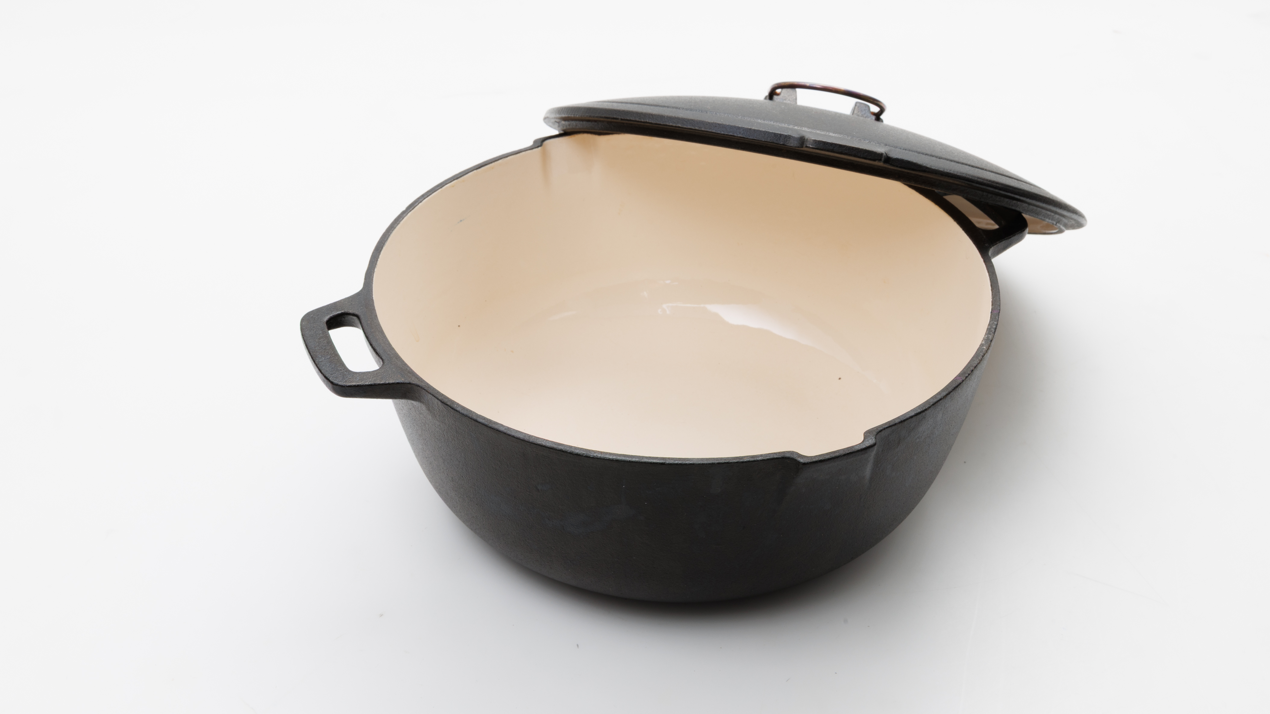 Barebones Enamel Lined Cast Iron Crock Pot