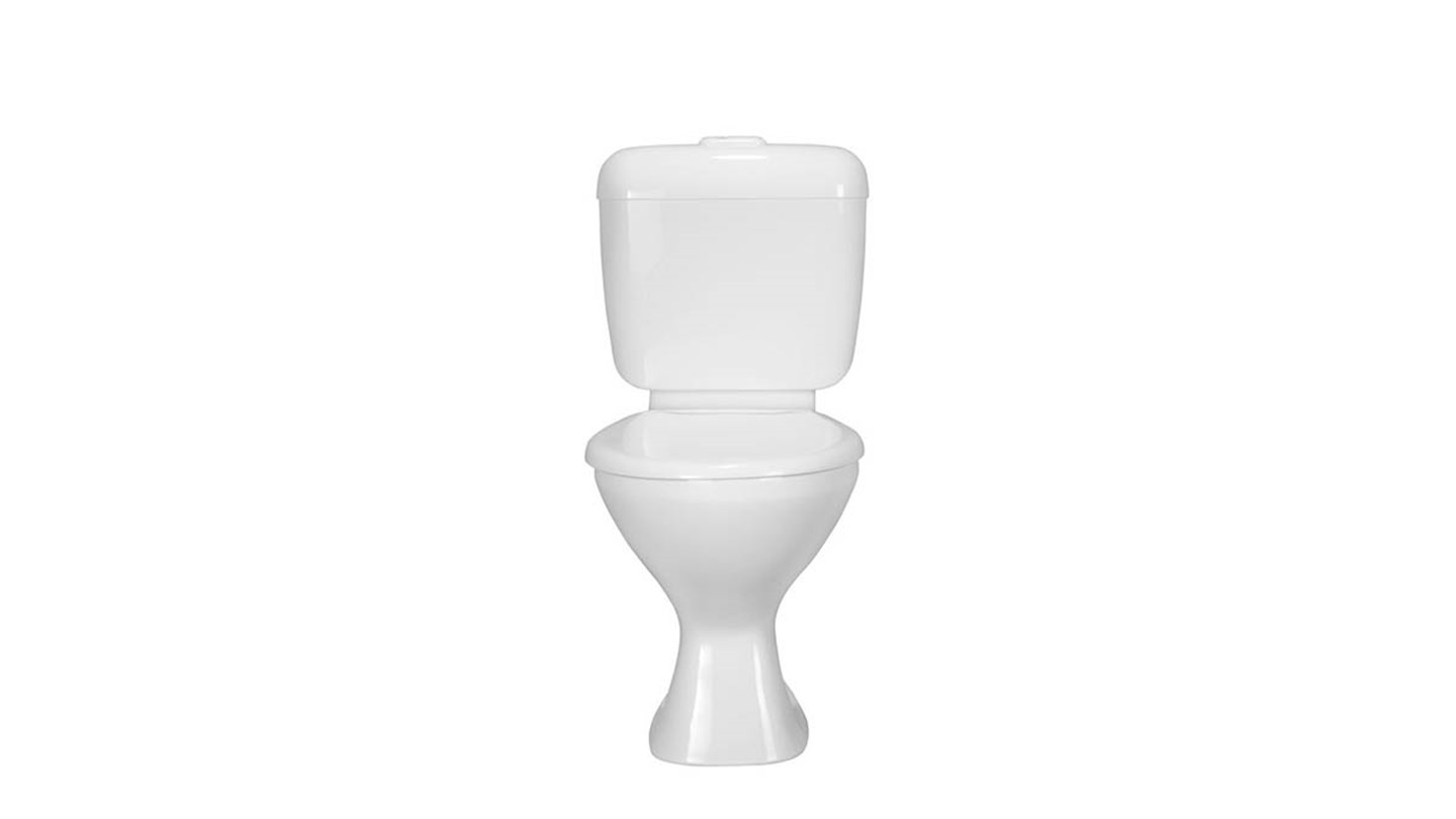 American Standard Heron Square Close Coupled Toilet Suite (P Trap) with