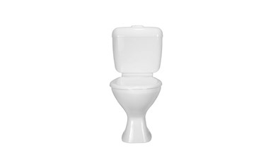 Base Link Toilet Suite P Trap with Seat White