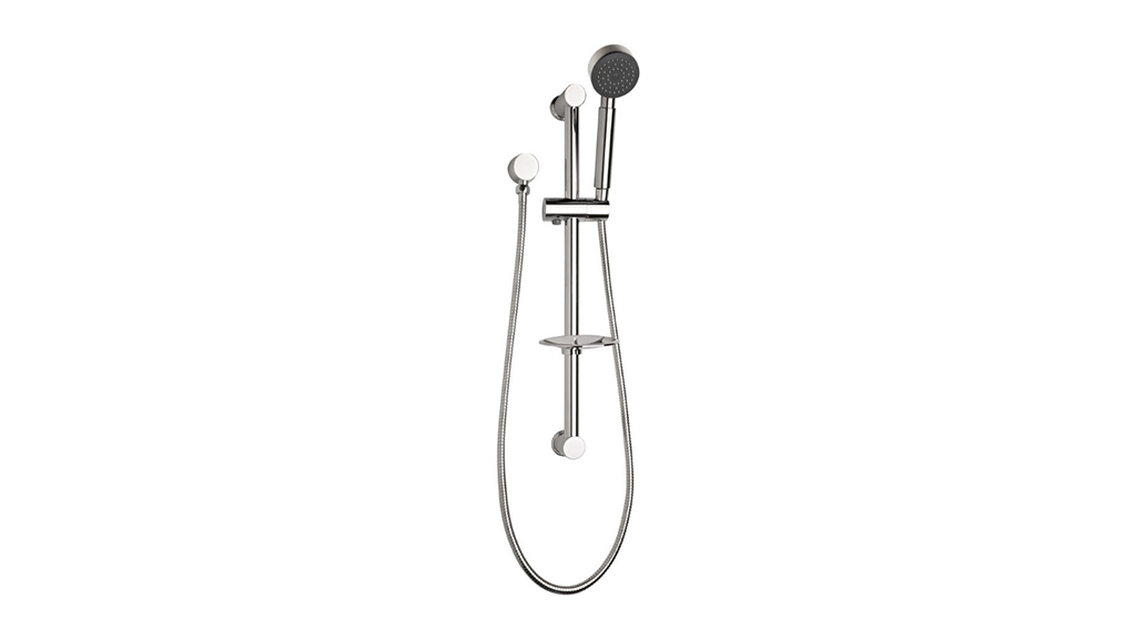 Base Single Rail Shower with Wall Water Inlet Chrome 9502123