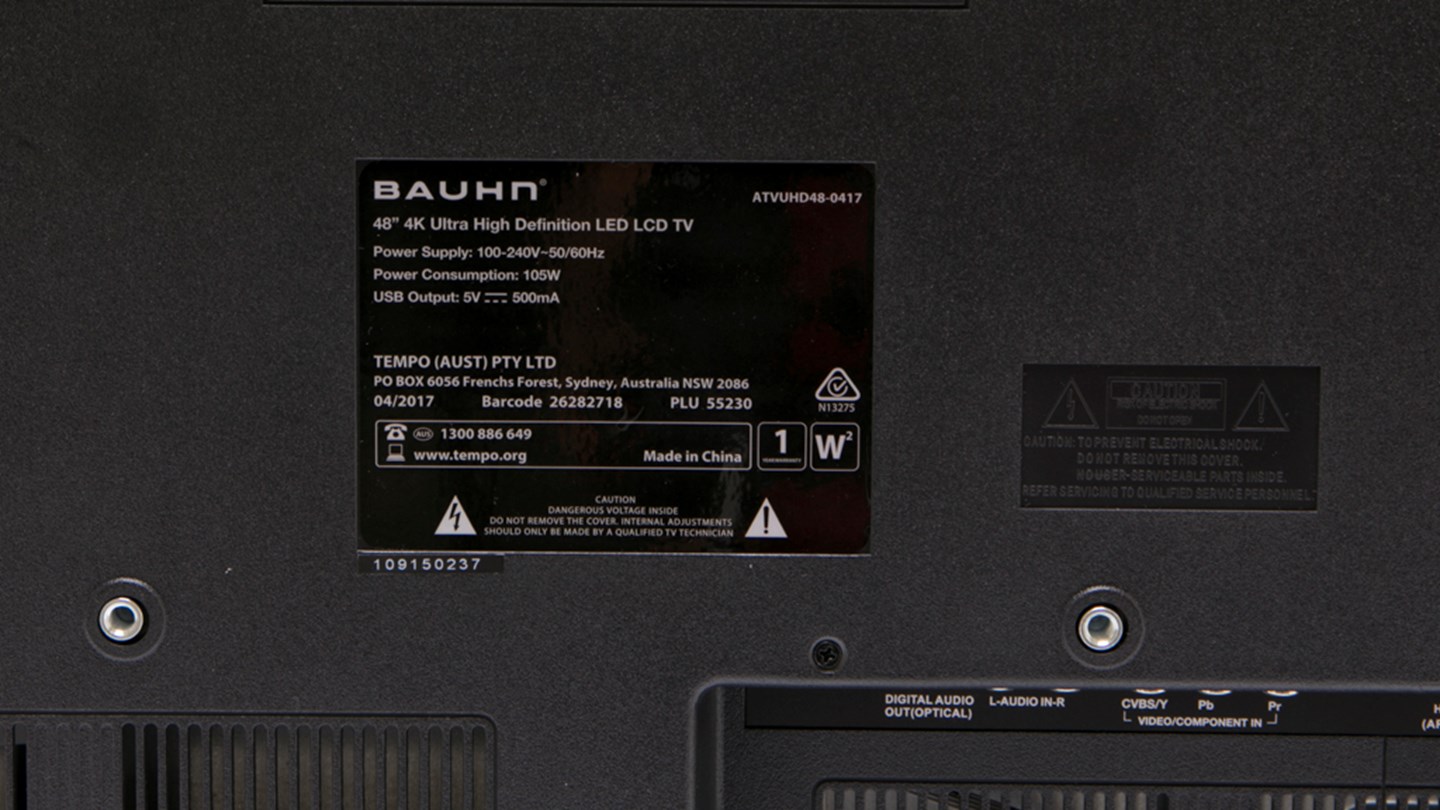 Bauhn (Aldi) ATVUHD48-0417