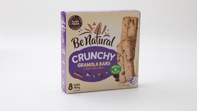 Be Natural Crunchy Granola Bars Choc Chip Chia