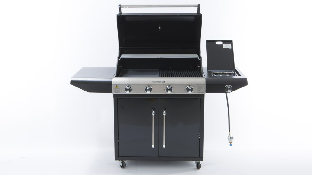 Beefmaster 4 Burner On Cart With Side Burner BR4CSM