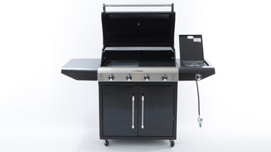 Beefmaster 4 Burner On Cart With Side Burner BR4CSM