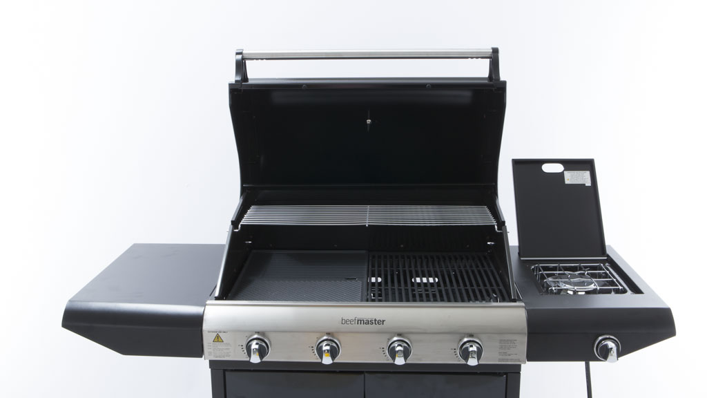 Beefmaster 4 Burner On Cart With Side Burner BR4CSM