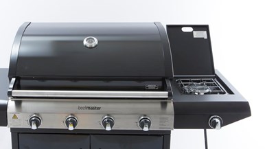 Beefmaster 4 Burner On Cart With Side Burner BR4CSM