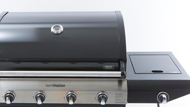 Beefmaster 4 Burner On Cart With Side Burner BR4CSM