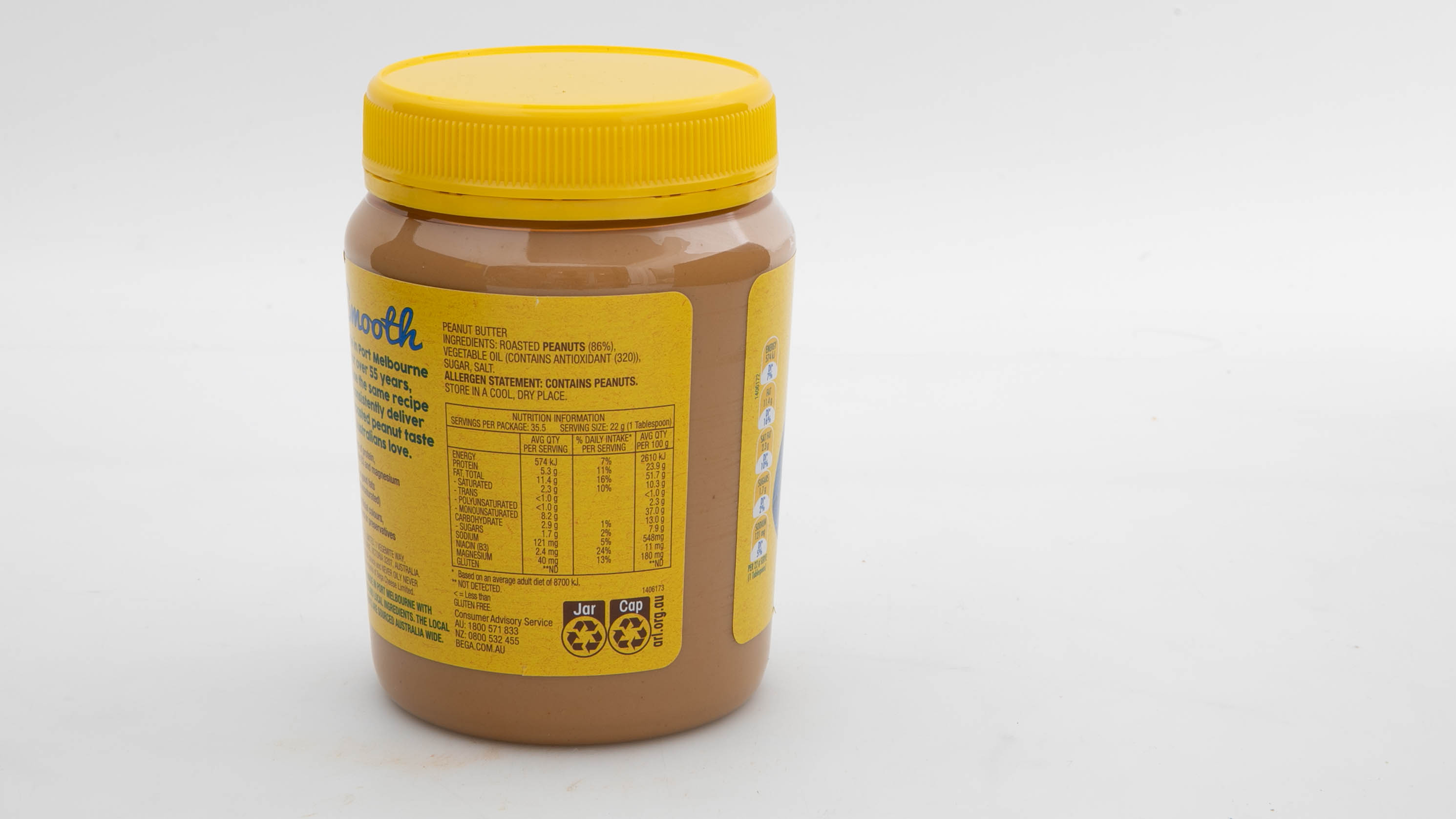 Bega Peanut Butter Smooth Review Peanut butter CHOICE