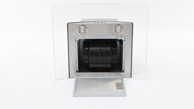 Bellini BRA603GCX-1F 60cm Curve Glass Rangehood Ducted