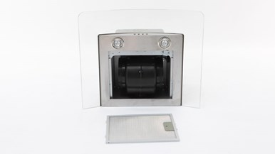 Bellini BRA603GCX-1F 60cm Curve Glass Rangehood Ducted