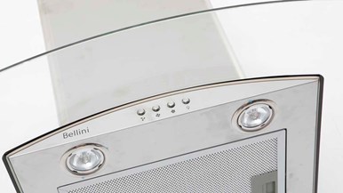 Bellini BRA603GCX-1F 60cm Curve Glass Rangehood Ducted