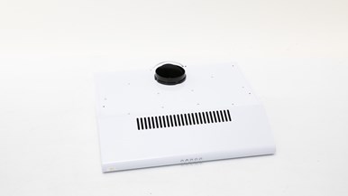 Bellini BRA603SW2-F 60cm Painted White Slimline Rangehood With Twin Motors Ducted