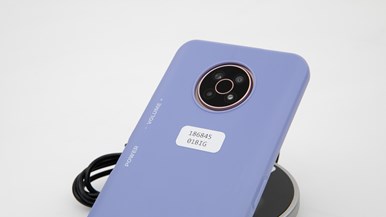 Big Purple Phone Family and Friends with Tabletop fast charger