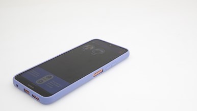 Big Purple Phone Family and Friends with Tabletop fast charger