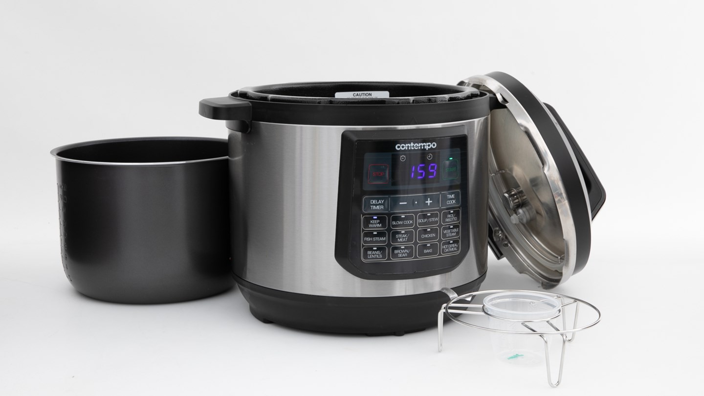 Big W Contempo Multicooker 8L MYCS8001WP Review Multicooker CHOICE