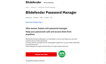 Bitdefender Password Manager Individual