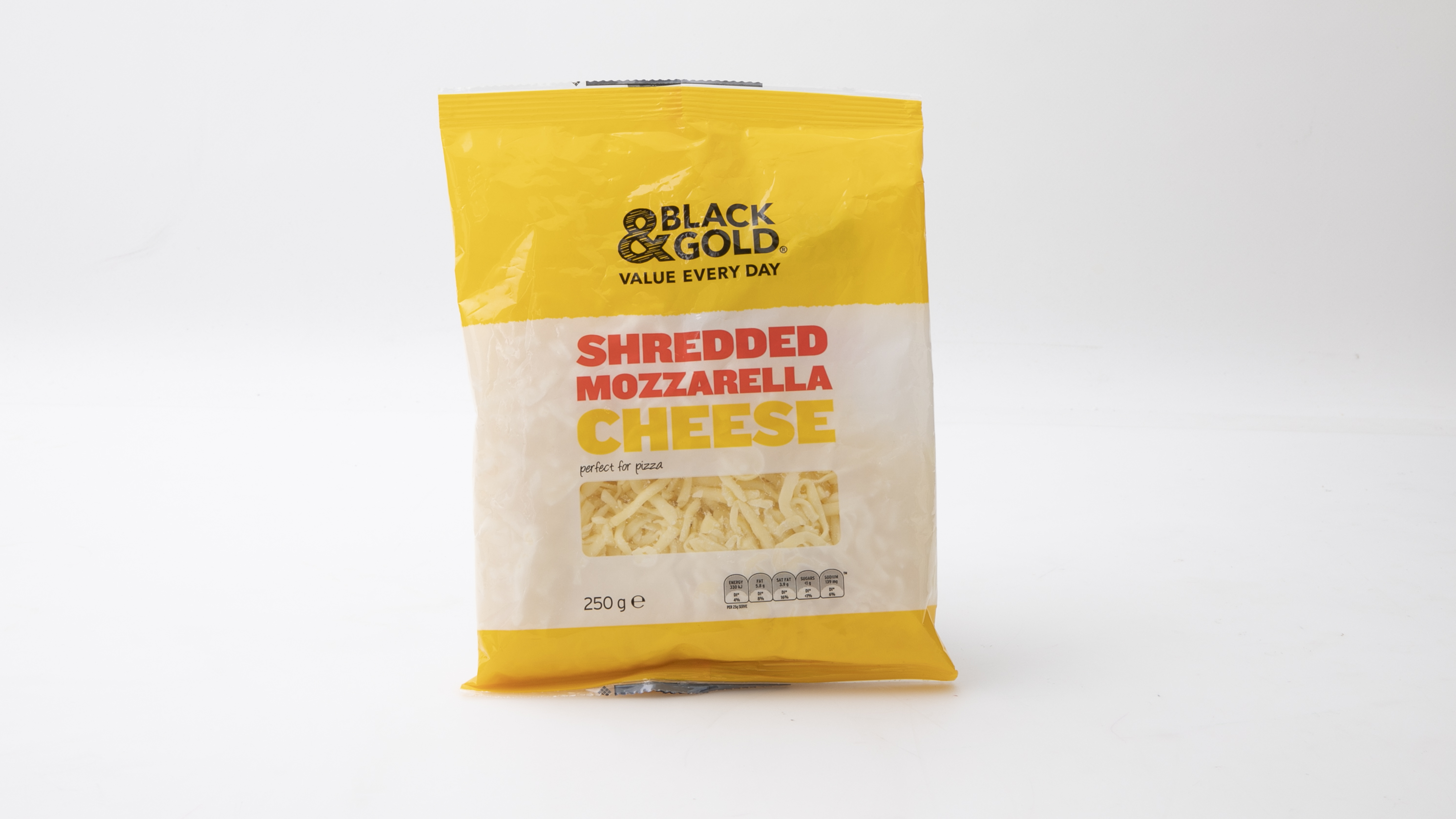 Black & Gold Shredded Mozzarella Cheese carousel image