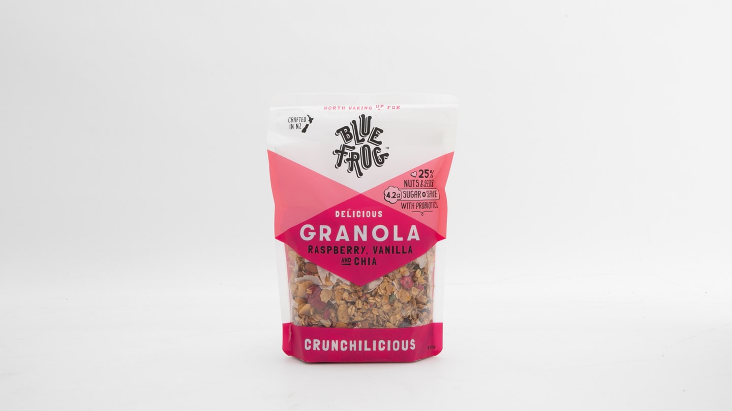 Blue Frog Raspberry, Vanilla and Chia Granola Review | Breakfast ...