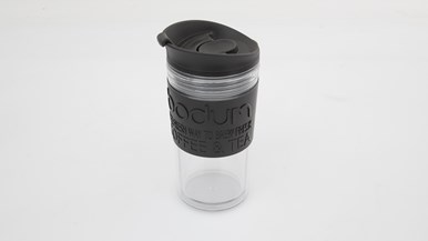 Bodum Travel Mug Vacuum Travel Mug, Small, 0.35 L, 12 oz, S/S Dark Roast