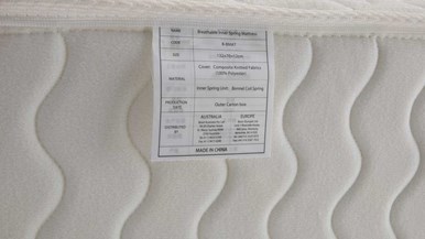 Boori Breathable Inner Spring Mattress B-BMAT