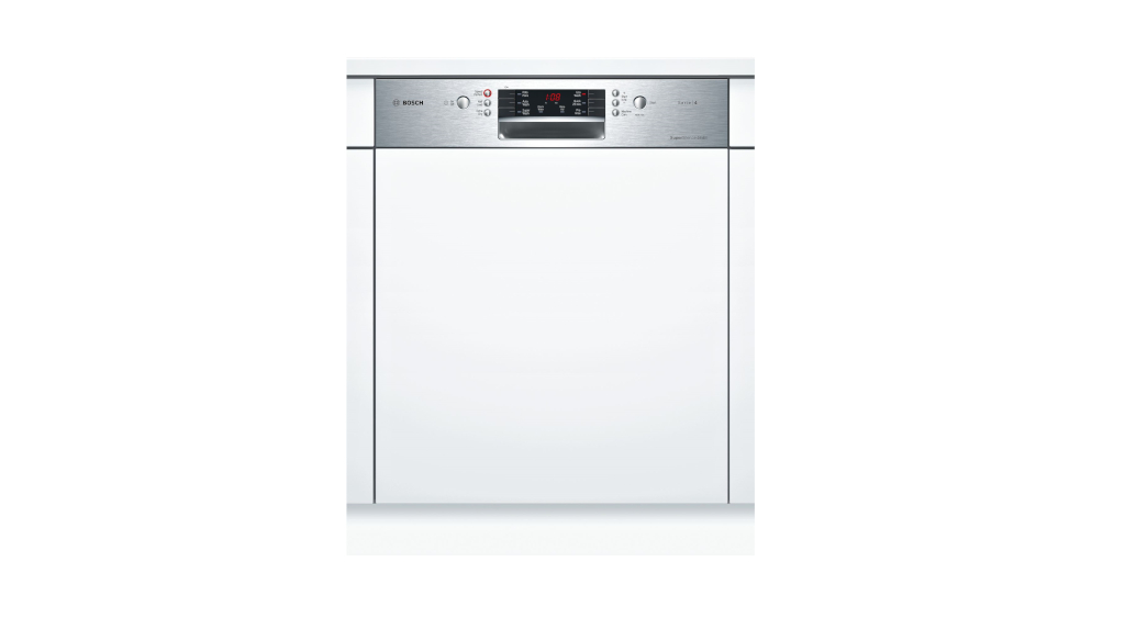 Bosch semi deals integrated dishwasher silver