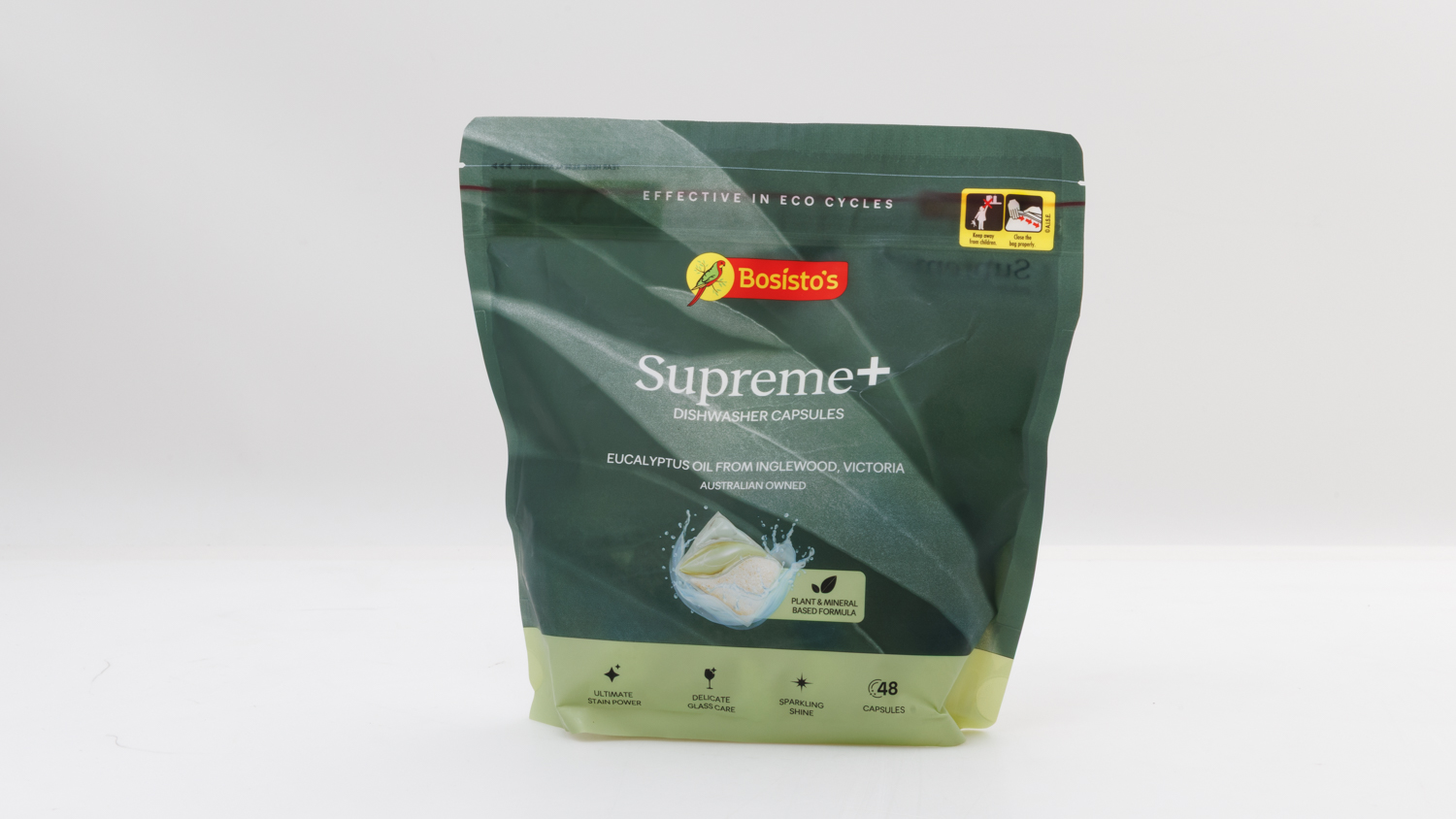 Bosisto's Supreme Plus Dishwasher Capsules