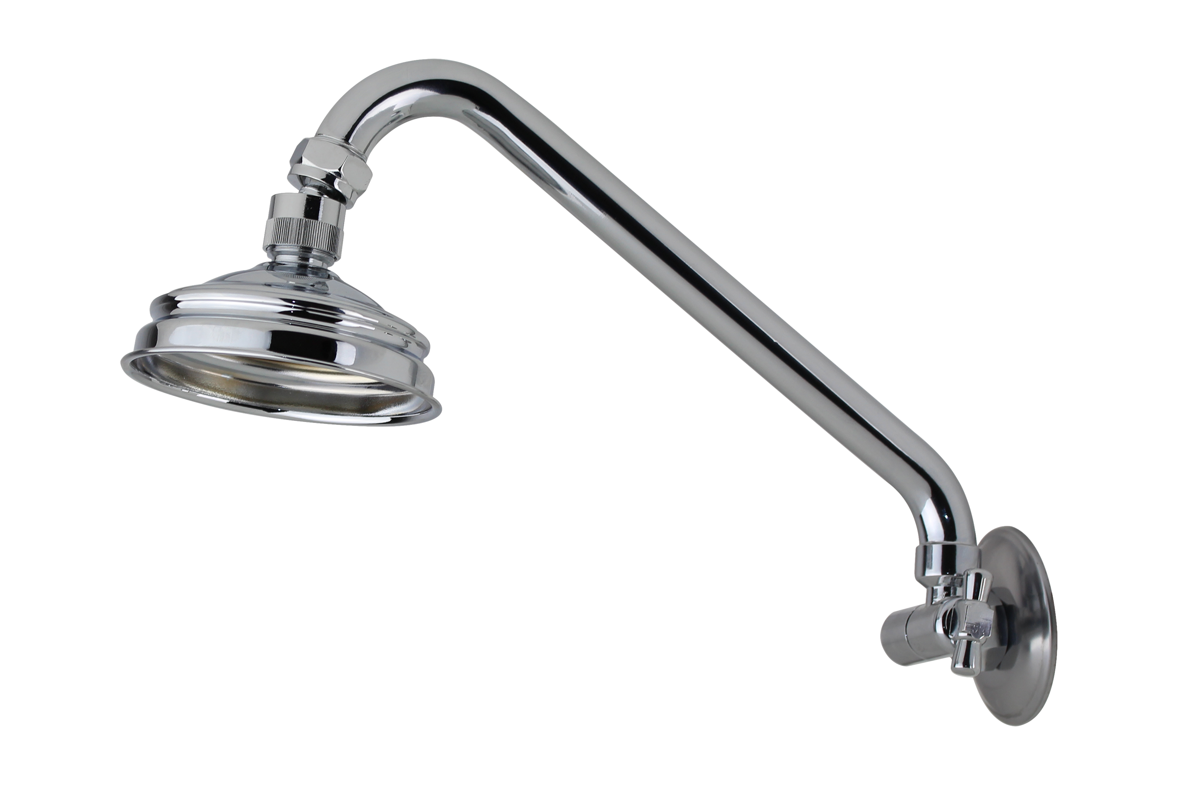 Brasshards Federation Style All Directional Shower 100mm Pre Pack